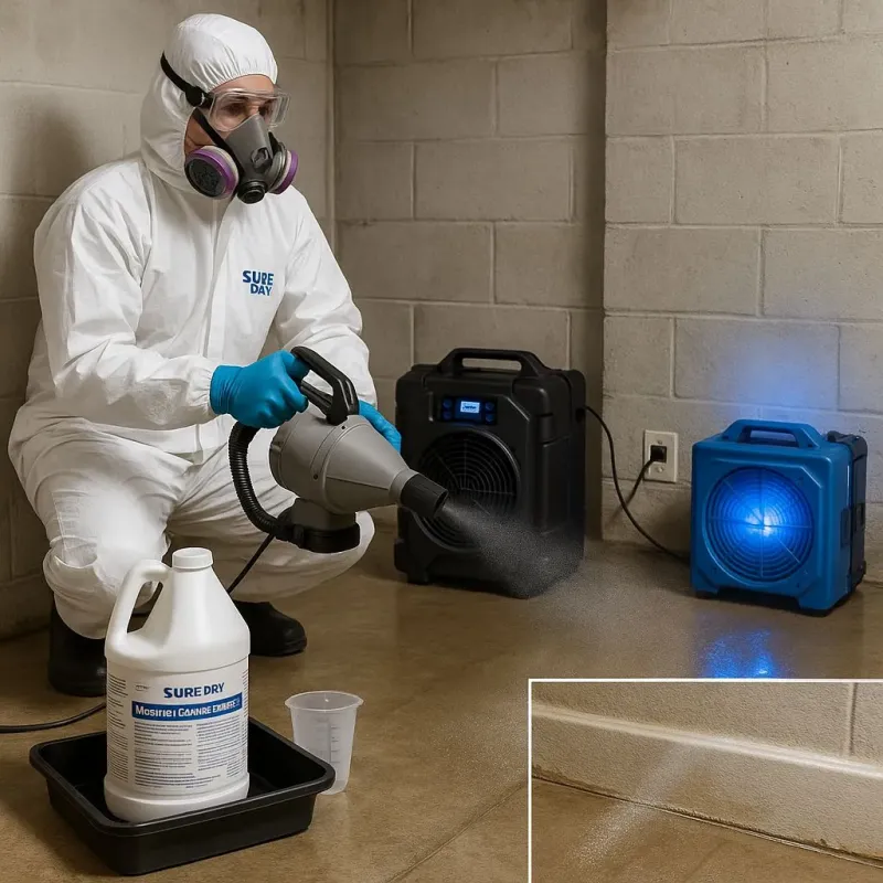 Sanitization and Odor Removal process in Lenwood, CA